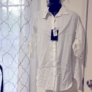 Antropólogie MiH oversized bottom down shirt